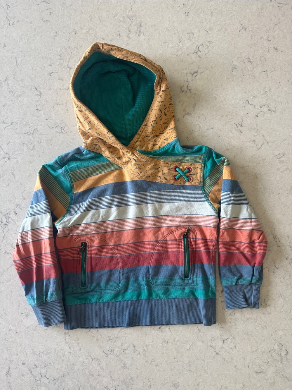 Matilda Jane Secret Handshake Paper Airplane Hoodie size 6